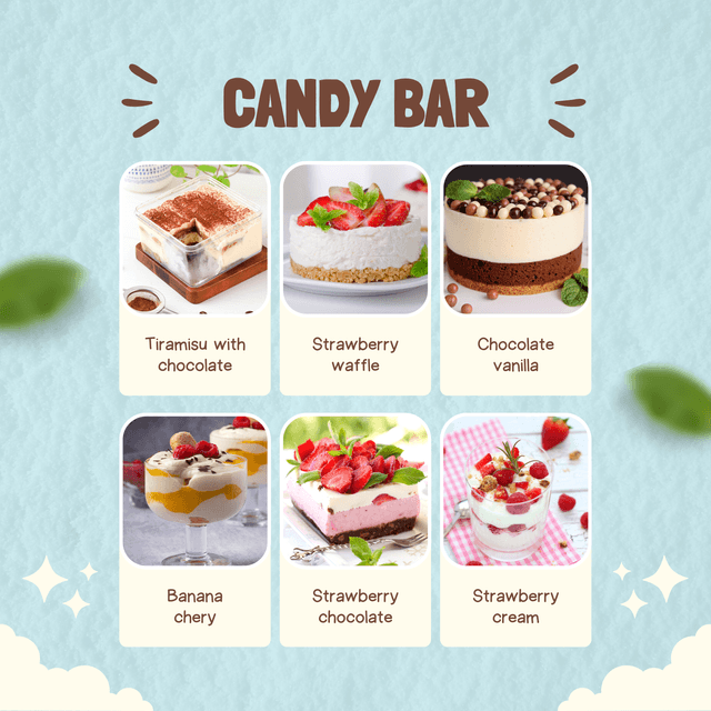 Descoperă magia candy bar-ului!